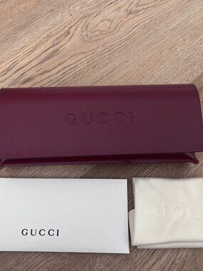 Gucci Sunglasses Case Red
